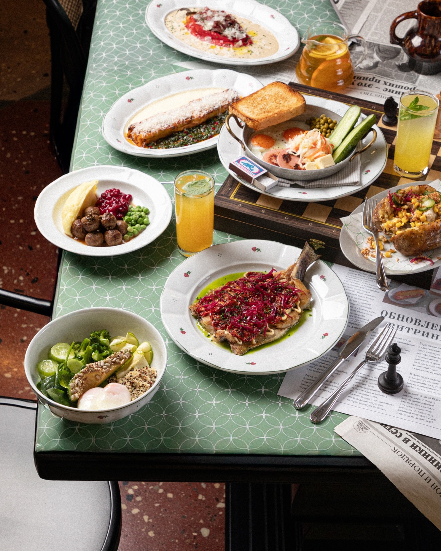 Alma bistro обновляет меню